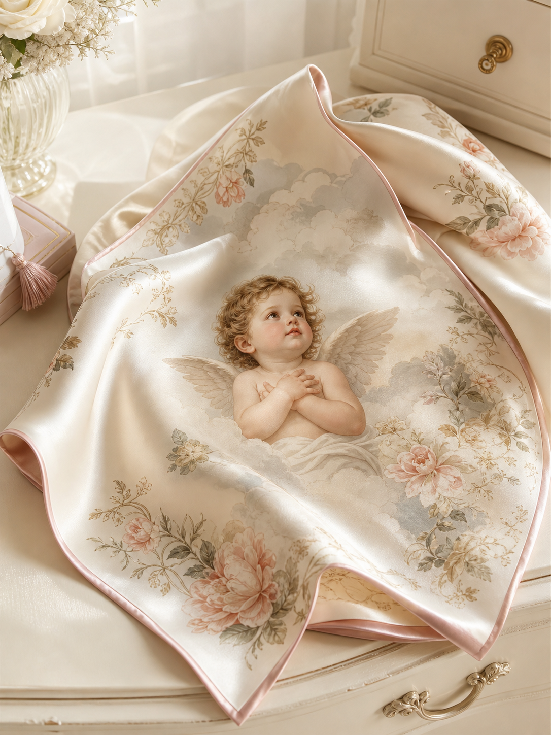 Foulard de soie POUPON STAR